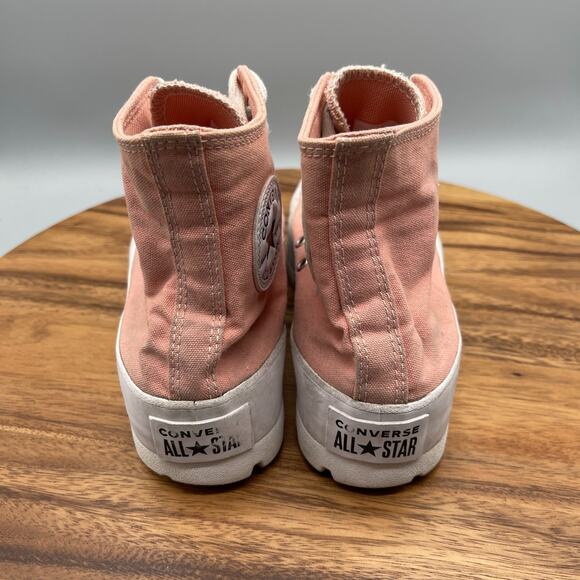 Converse Chuck Taylor CTAS Shoes Womens 8 Pink Lugged Casual Comfort Skate - Picture 4 of 8